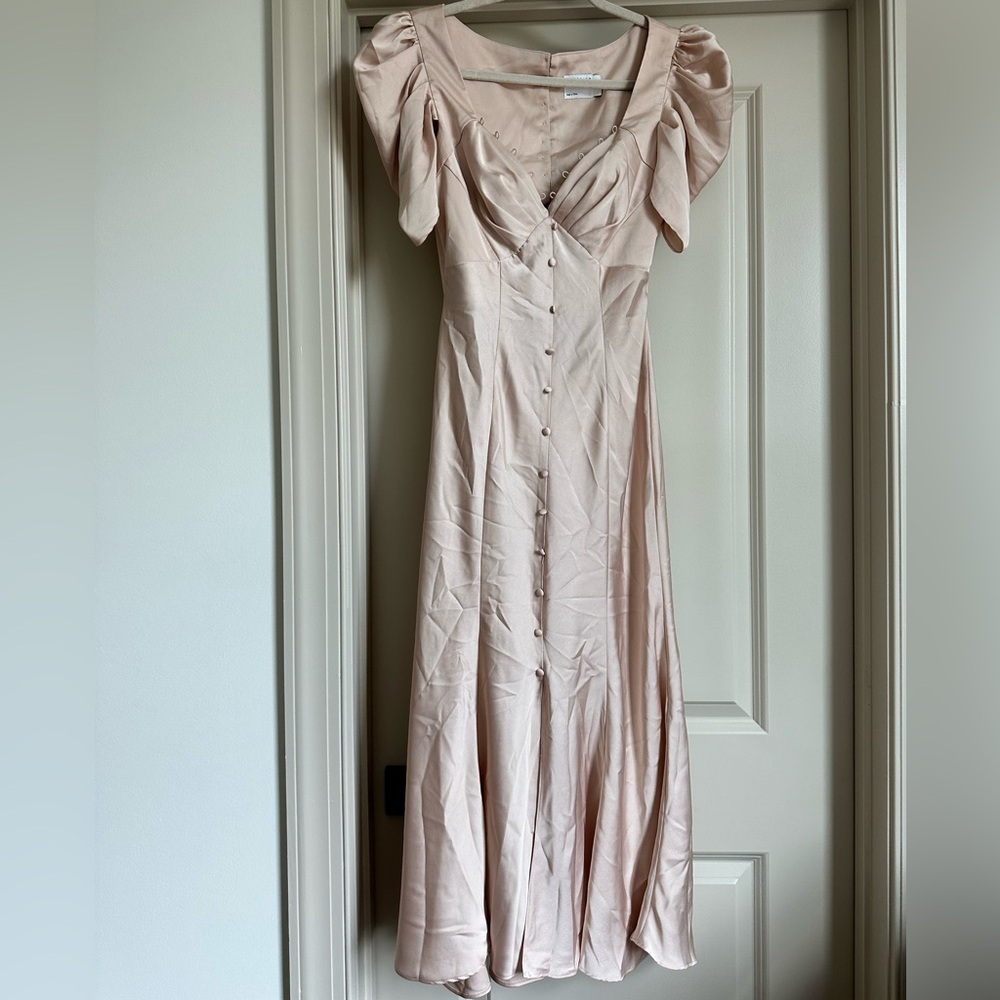 ASOS Satin Midi Tea Dress